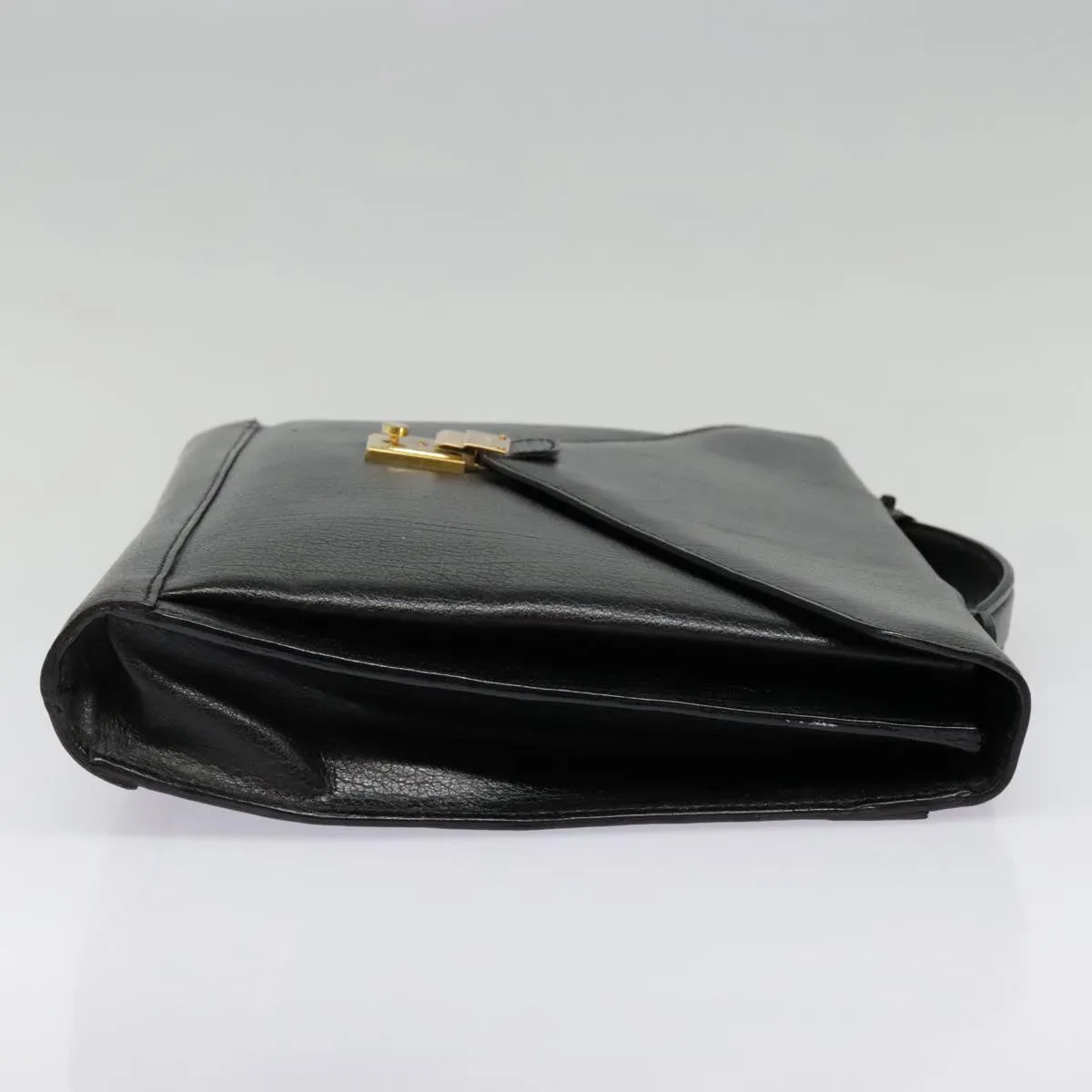 Bally Black Leather Briefcase Bag (Pre-Owned)