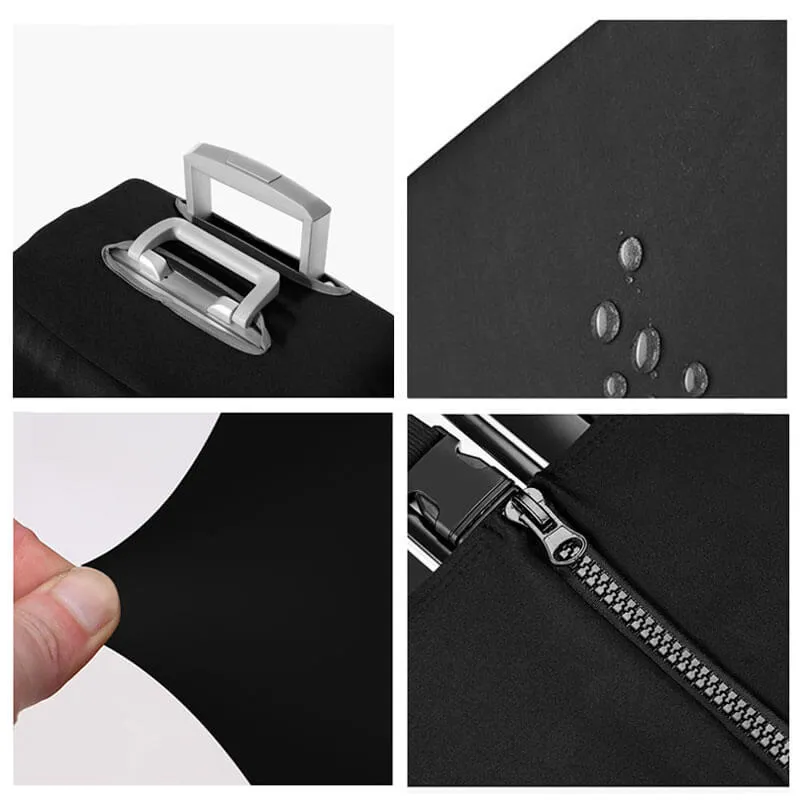 Black Luggage Suitcase Protective Cover