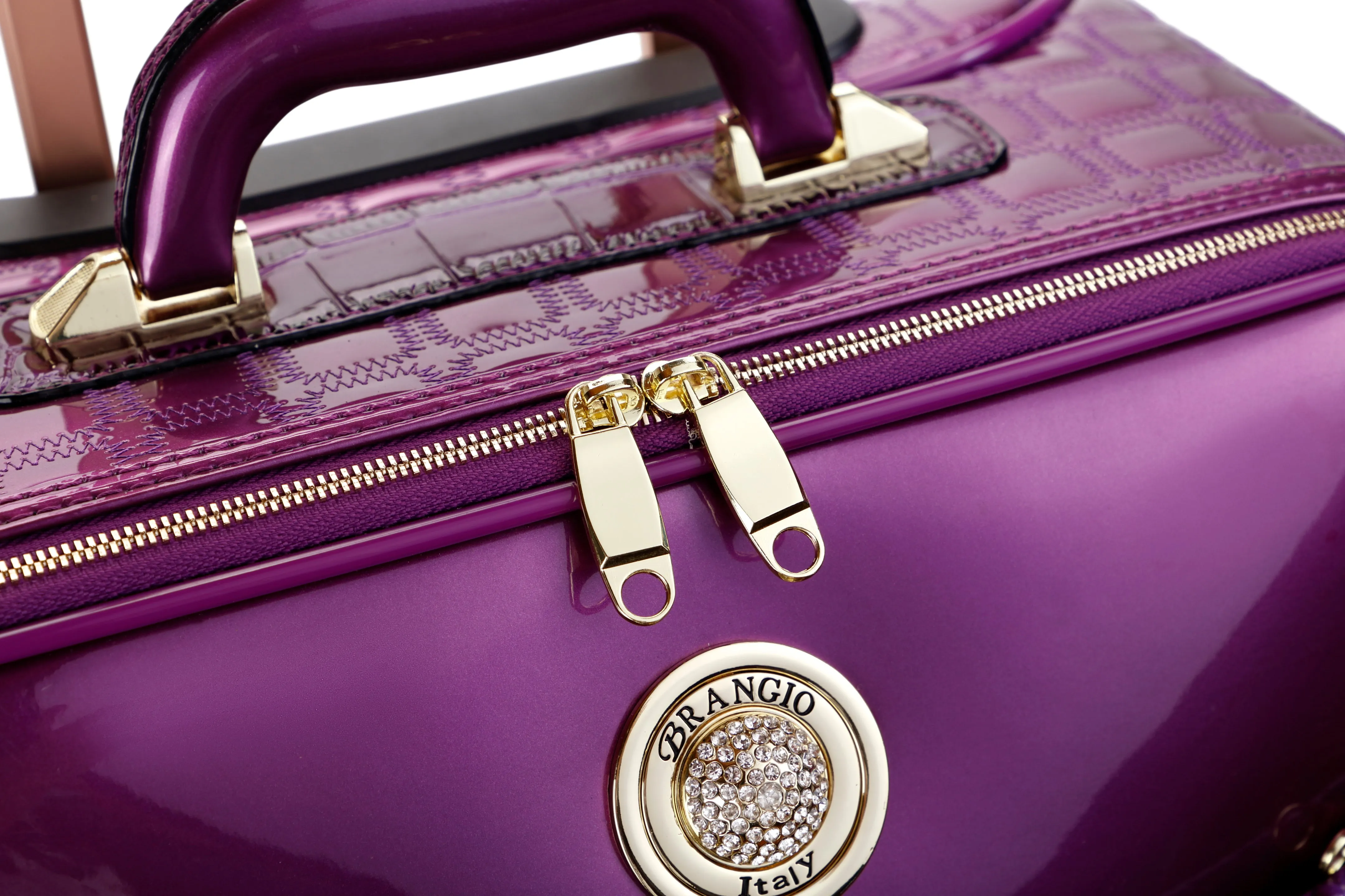 Brangio Glossy Designer Trolley Bag