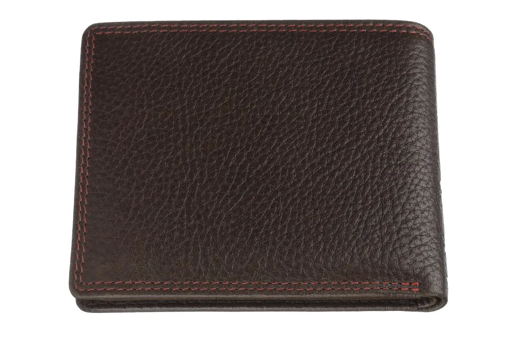 BROWN WALLET 19/20 3CC, COINS