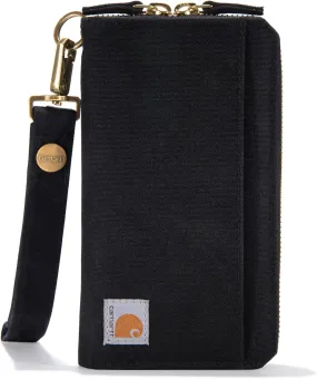 Carhartt Women's Casual Canvas Lay Flat Clutch Wallets For Women