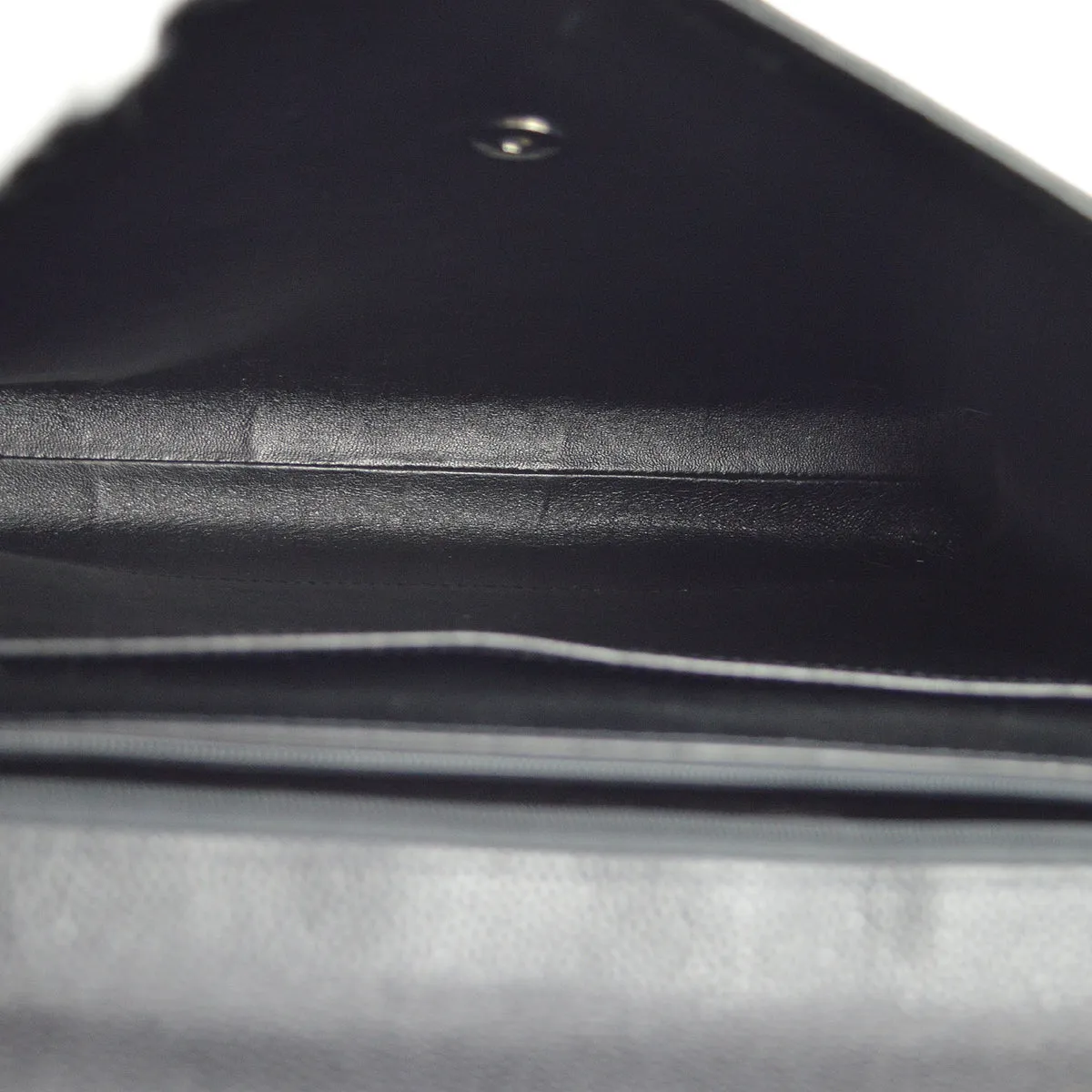Chanel 1997-1999 Black Caviar Briefcase SHW