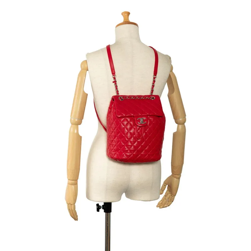 Chanel CC Urban Spirit Backpack Leather Backpack in Good condition