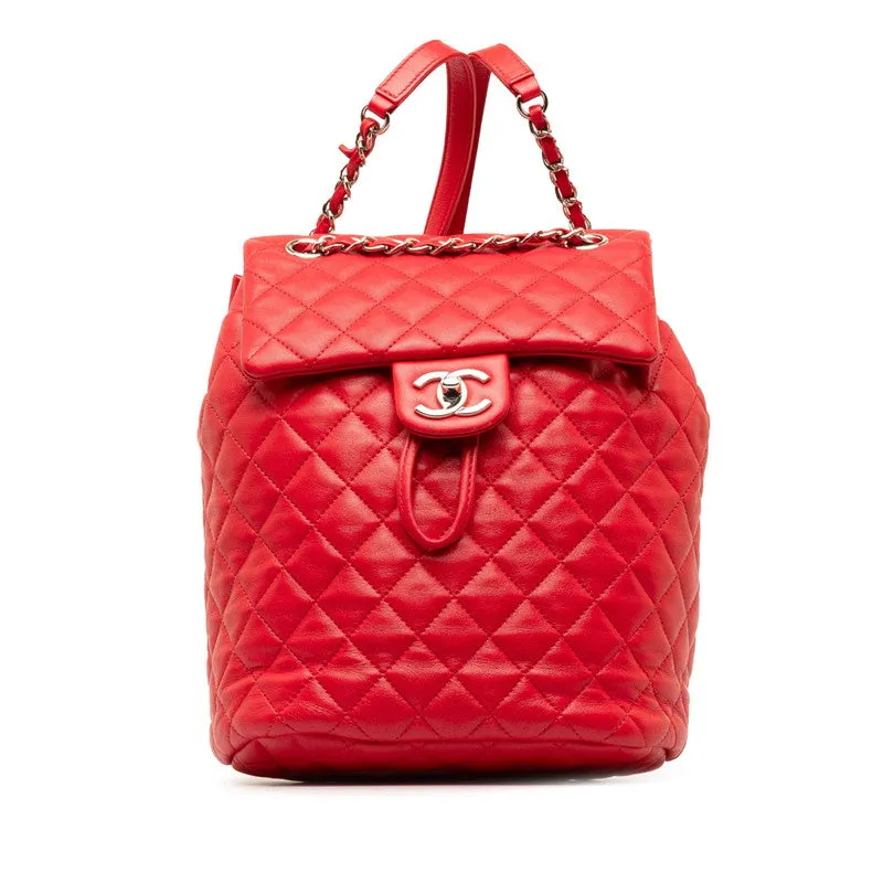 Chanel CC Urban Spirit Backpack Leather Backpack in Good condition