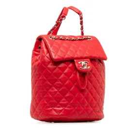 Chanel CC Urban Spirit Backpack Leather Backpack in Good condition