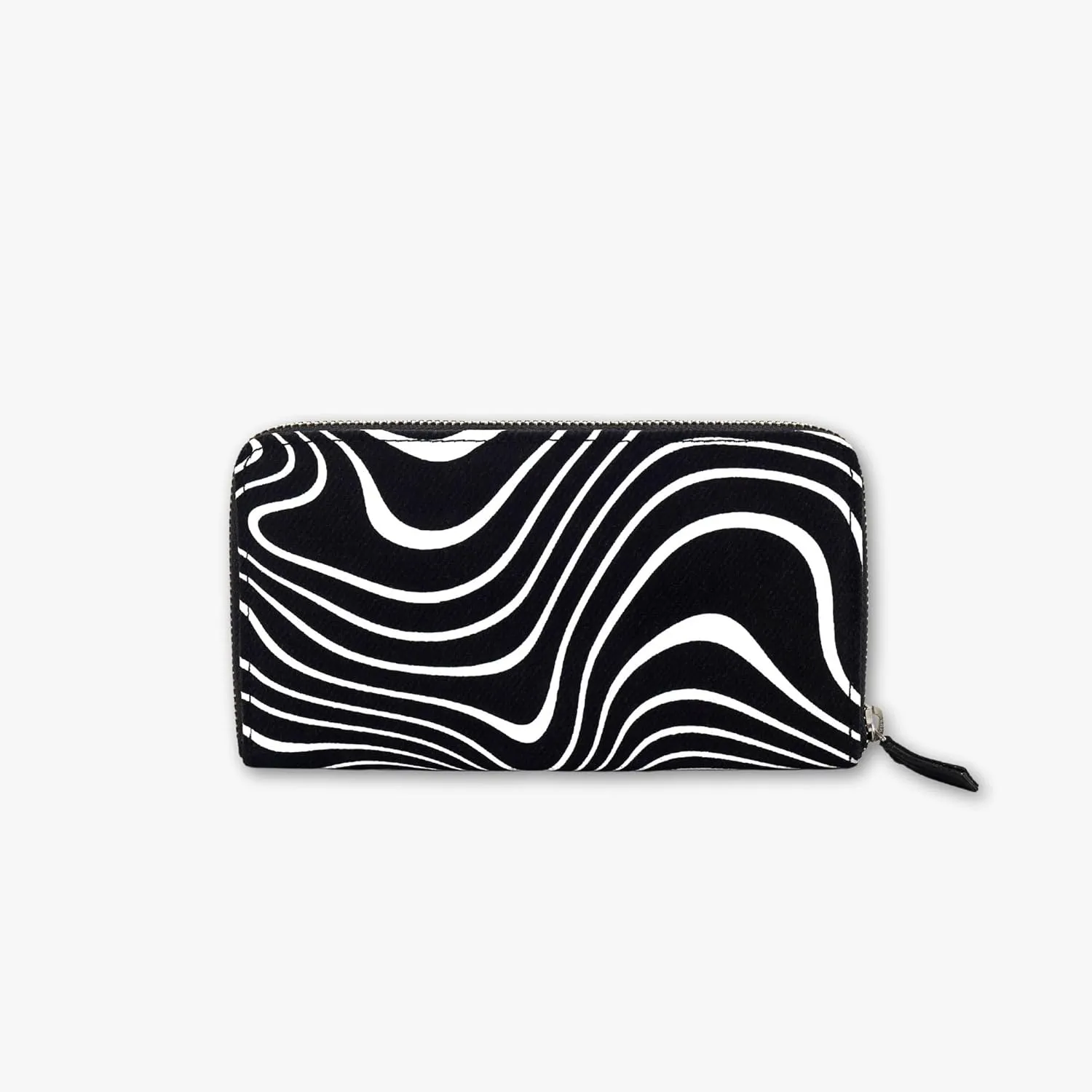 Ecoright Canvas Wallet for Women, Compact Wallet with Passport, Credit Card Holder, Coin Pouch, Women Wallet with Zipper, Curvy Contours, One Size, Casual