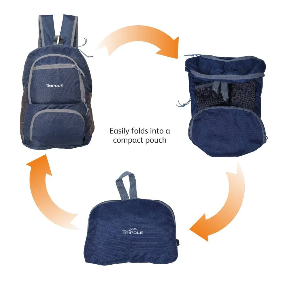 Foldable Day Pack - 20 Litre - Blue