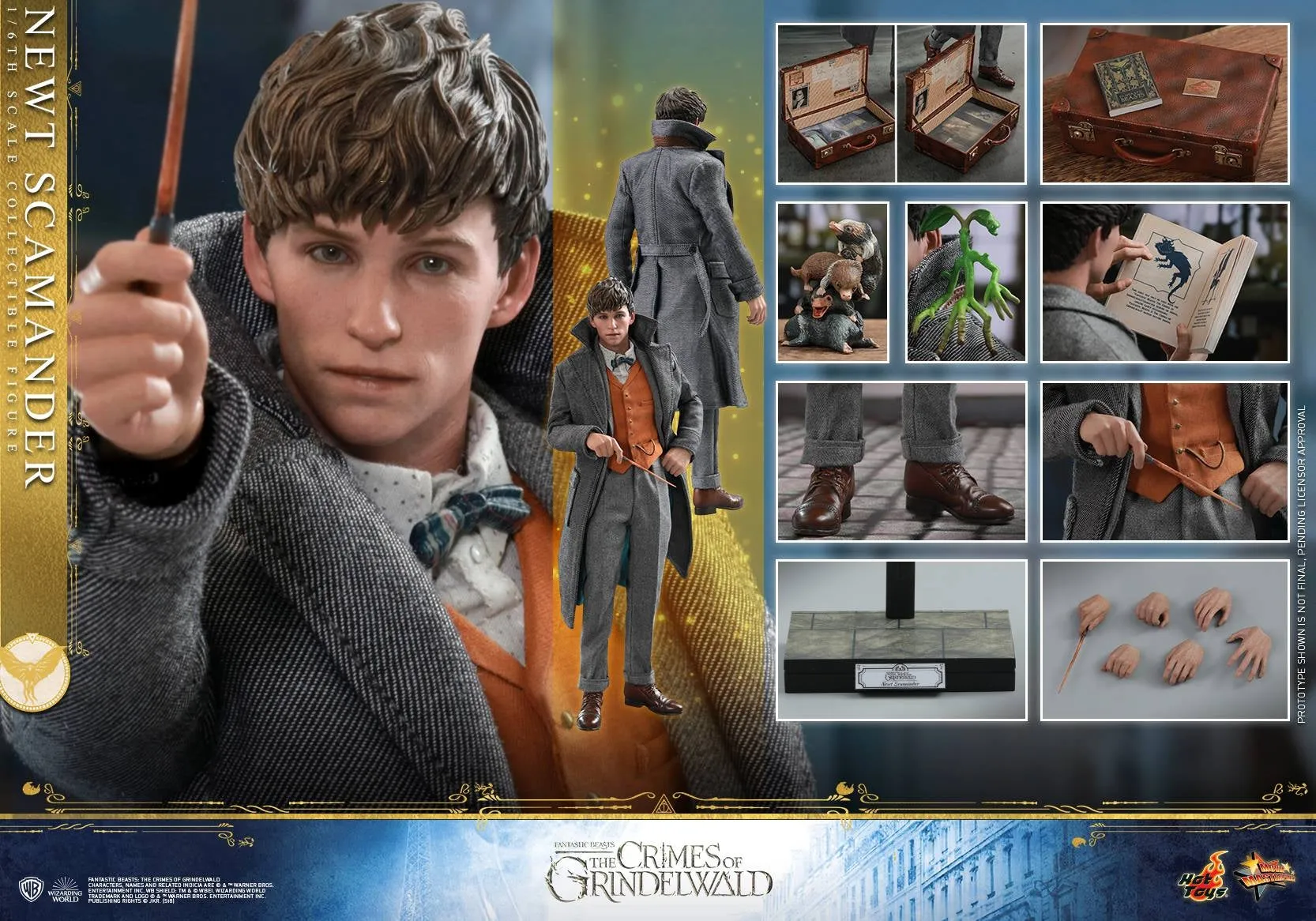 Hot Toys - MMS512 - Fantastic Beasts: The Crimes of Grindelwald - 1/6th scale Newt Scamander Collectible Figure