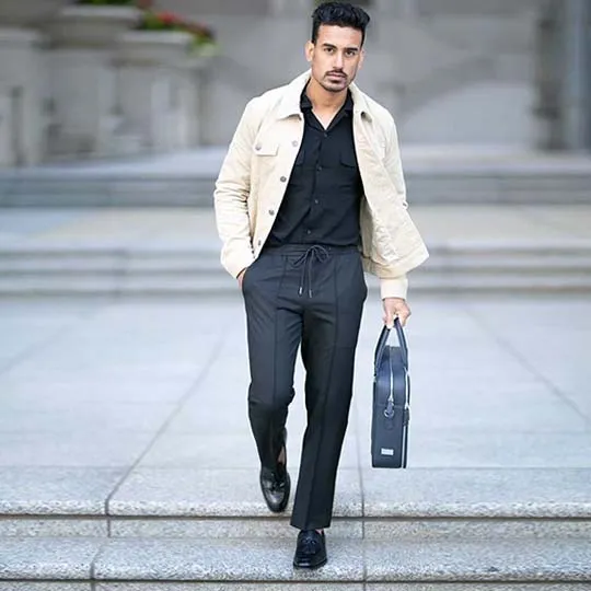 Manhattan Double-Zip Leather Briefcase