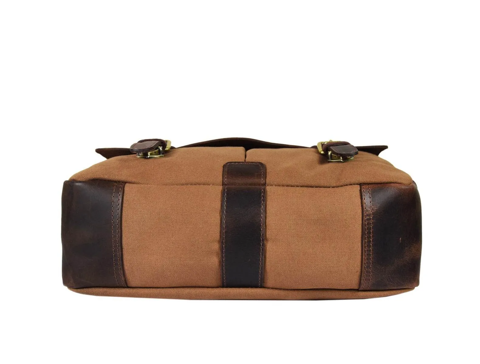 Prato Canvas Messenger Bag - Beige