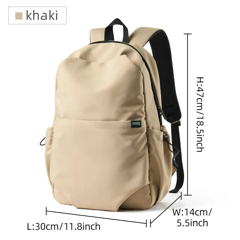 UAKISS  -   2024 Fashion Backpack Men Travel Outdoor Waterproof Teens Bag 16 inch Laptop Book Bags Unisex Sport School Knapsack