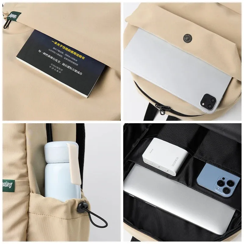 UAKISS  -   2024 Fashion Backpack Men Travel Outdoor Waterproof Teens Bag 16 inch Laptop Book Bags Unisex Sport School Knapsack