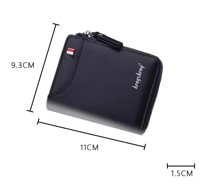 WA344 - Men's Casual Zipper Wallet