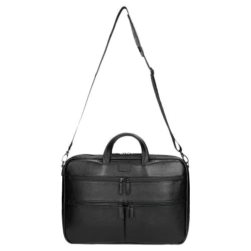 Wojas Black Leather Briefcase | 80210-51